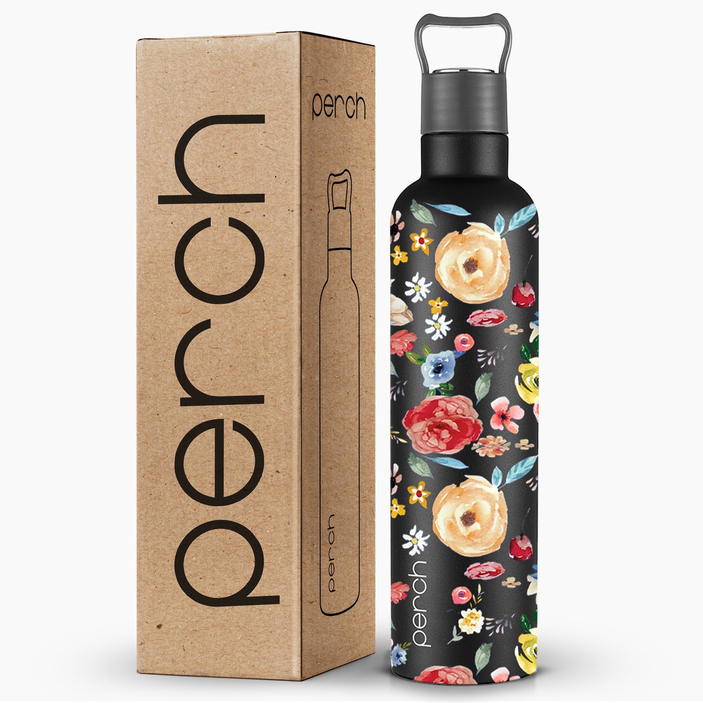 Oasis Floral Printed Vacuum Bottle