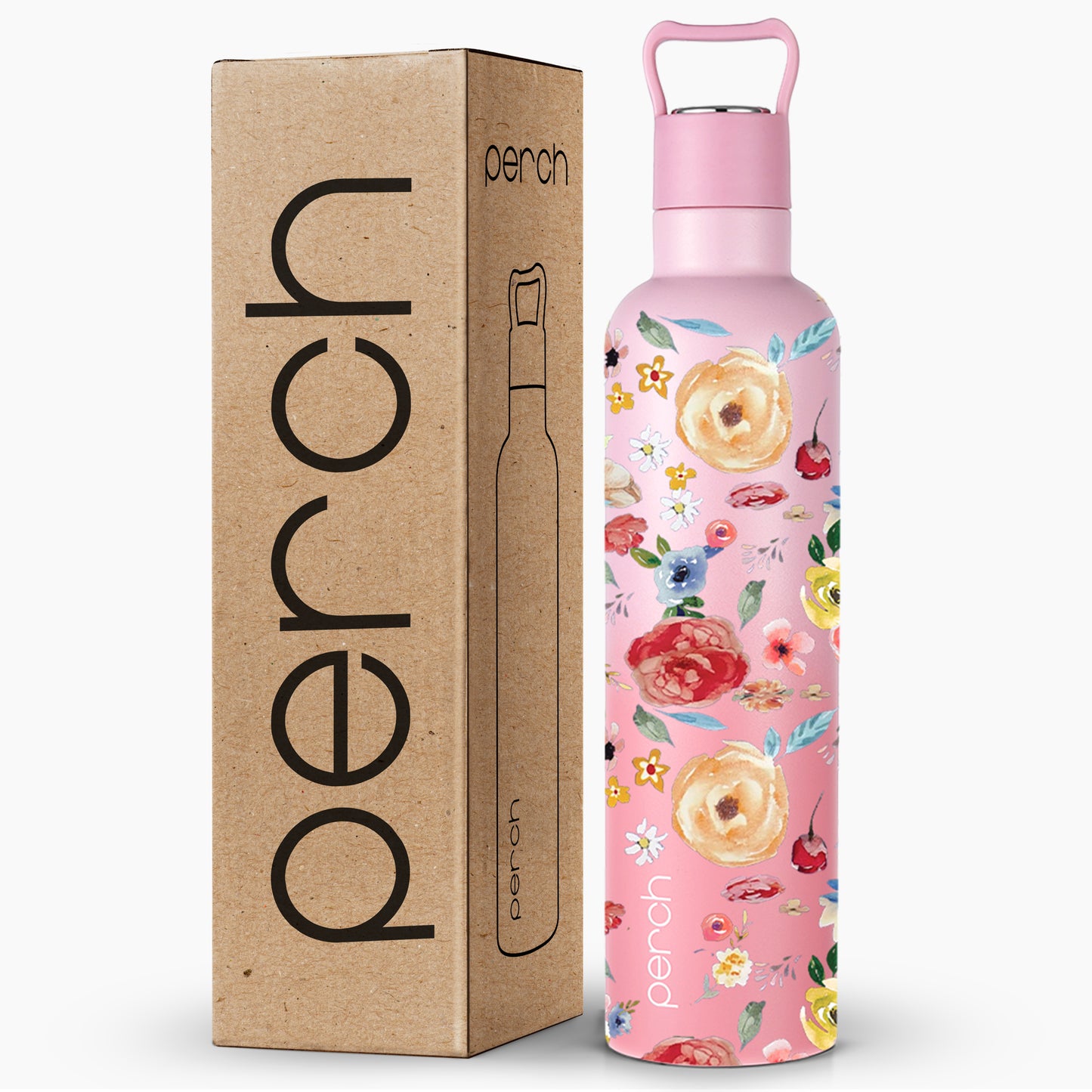 Oasis Floral Printed Vacuum Bottle