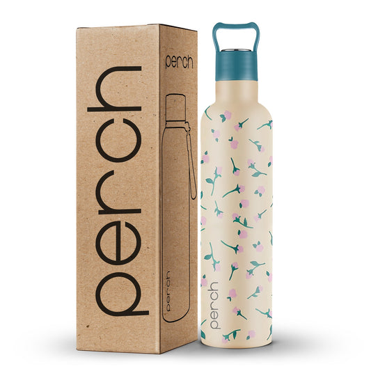 Oasis Rose Printed Vacuum Bottle